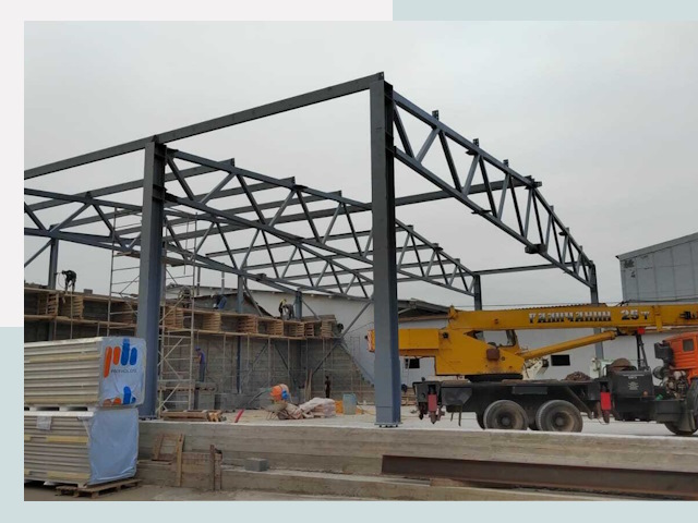 Строительство цехов в Тольятти