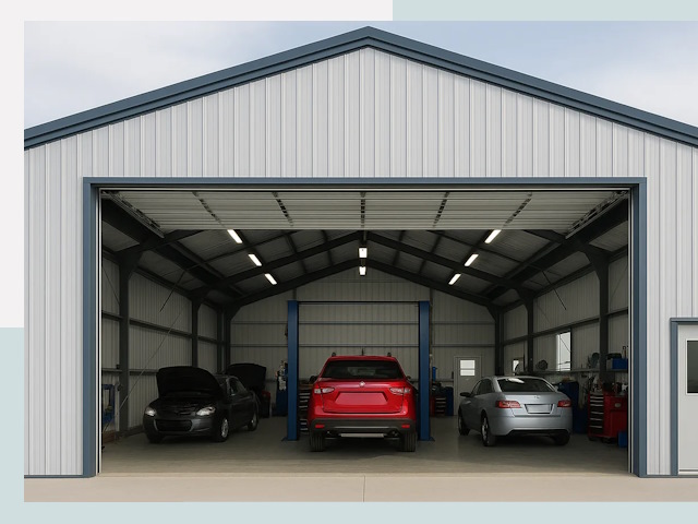 Ангары из сэндвич панелей от 621 руб. в Тольятти