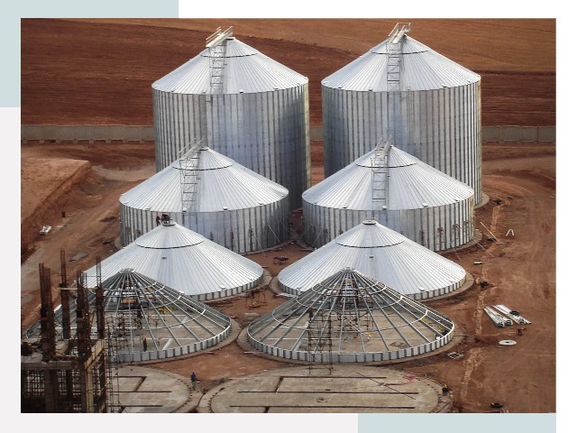 Строительство зерновых силосов в Тольятти