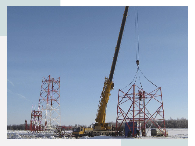 Монтаж вышек связи в Тольятти