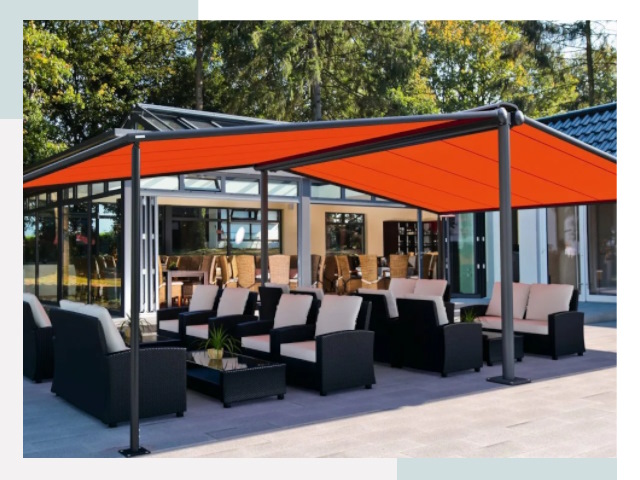 Навесы для кафе и ресторанов в Тольятти