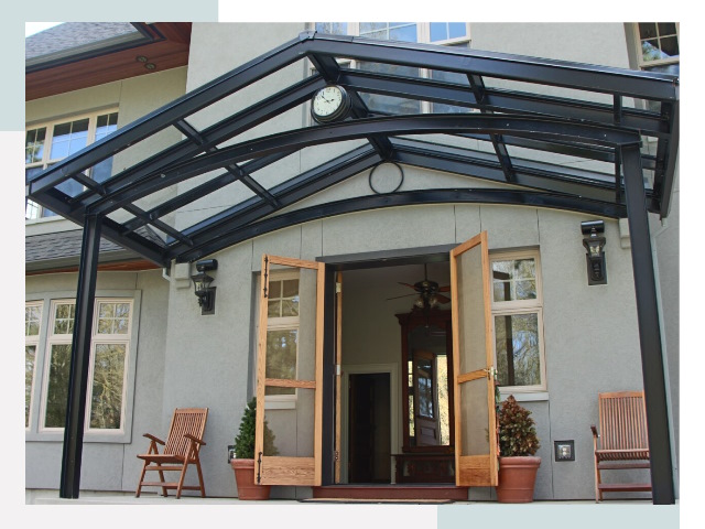 Козырьки металлические в Тольятти