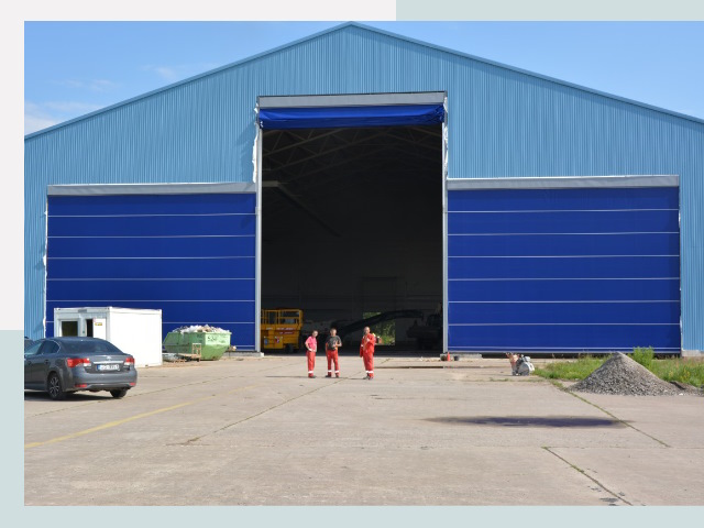 Ангарные ворота в Тольятти от СтальСтрой-Тля по цене 621 руб.