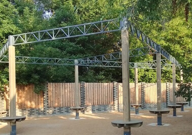 Терраса из металлоконструкций под ключ, проектирование, изготовление и монтаж от СтальСтрой-Тля